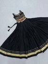 Pc 591 Pure Cotton Mirror Hand Work Kids Wear Navratri Chaniya Choli